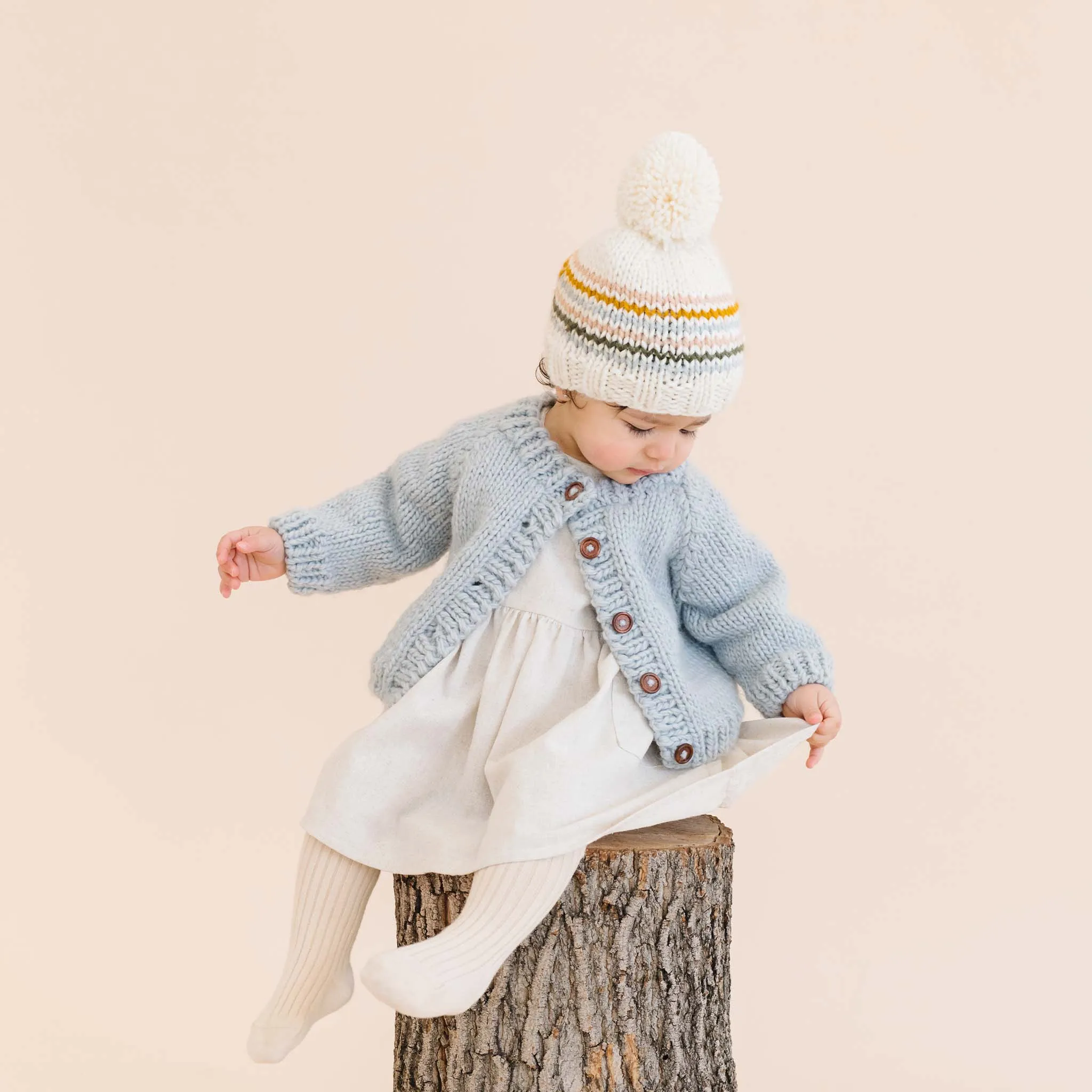 Pastel Rainbow Stripe Hat