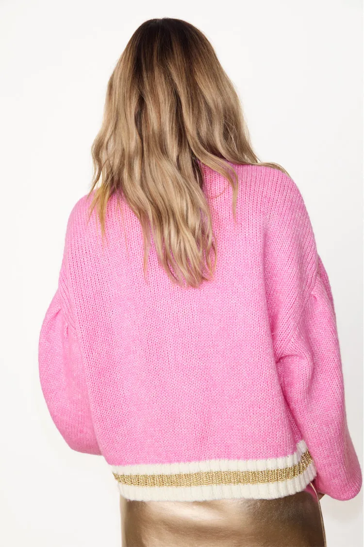 Pink Sadie Cardigan