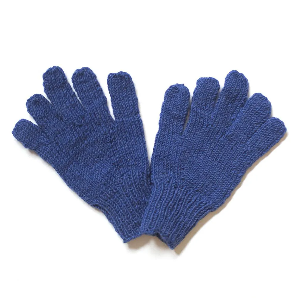 plain wool gloves