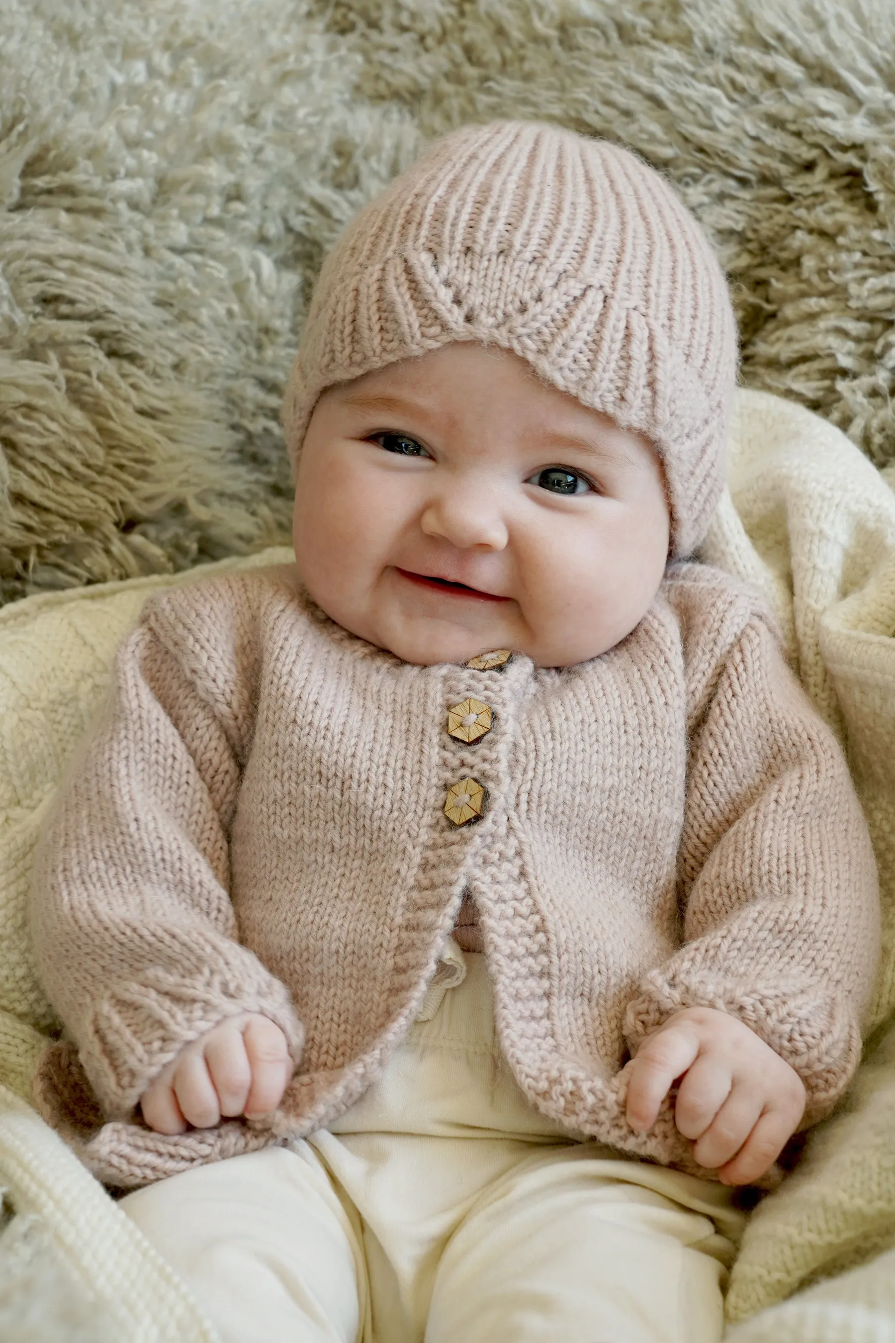 Poppy Cardi and Hat