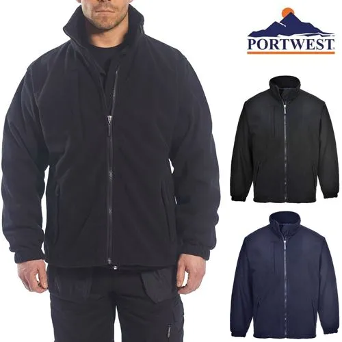 Portwest Mens BuildTex Laminated Fleece Jacket