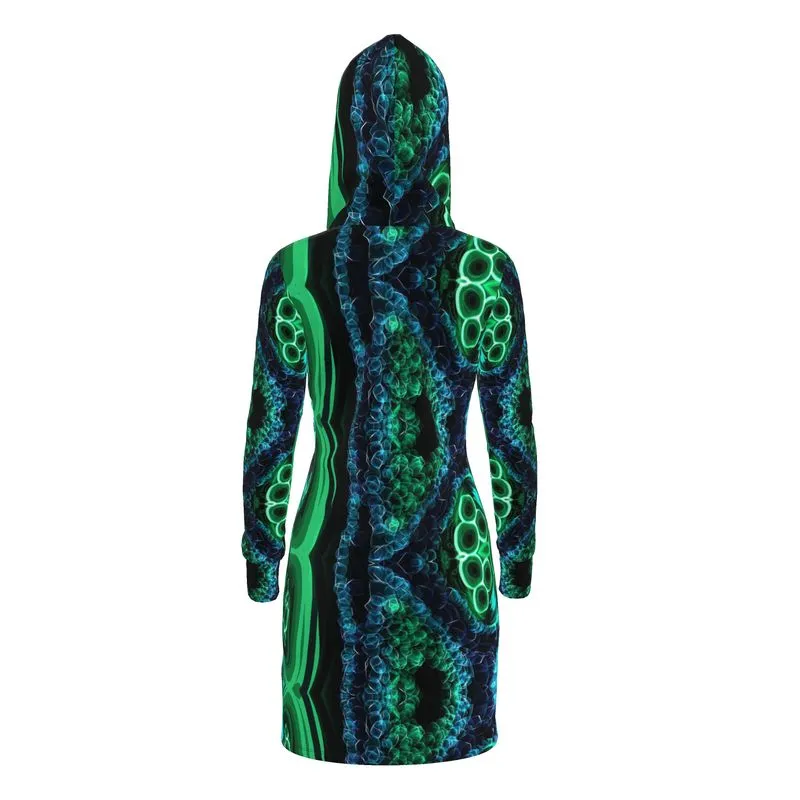 "Malachite" Hoody Dress