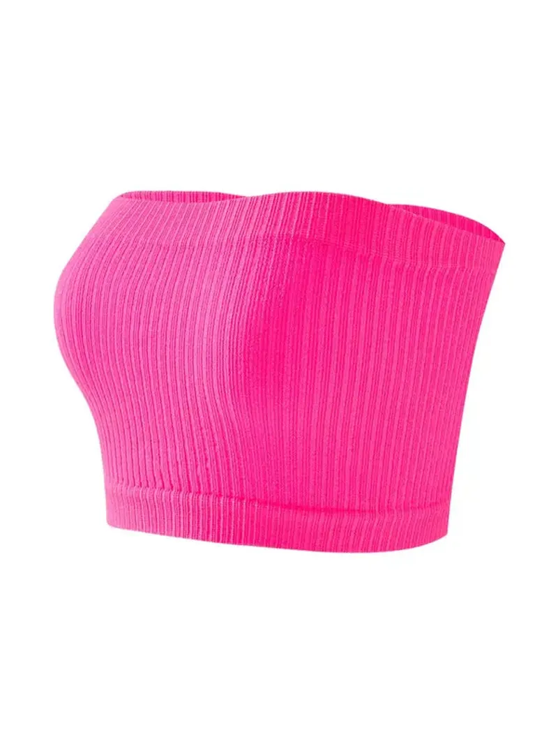 "Strapless Wireless Tube Top: Stay Cool and Comfortable All Summer"