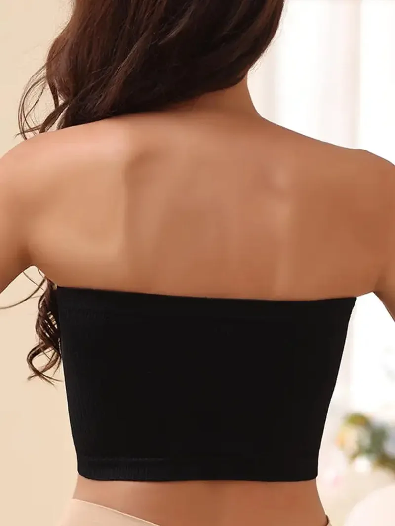 "Strapless Wireless Tube Top: Stay Cool and Comfortable All Summer"