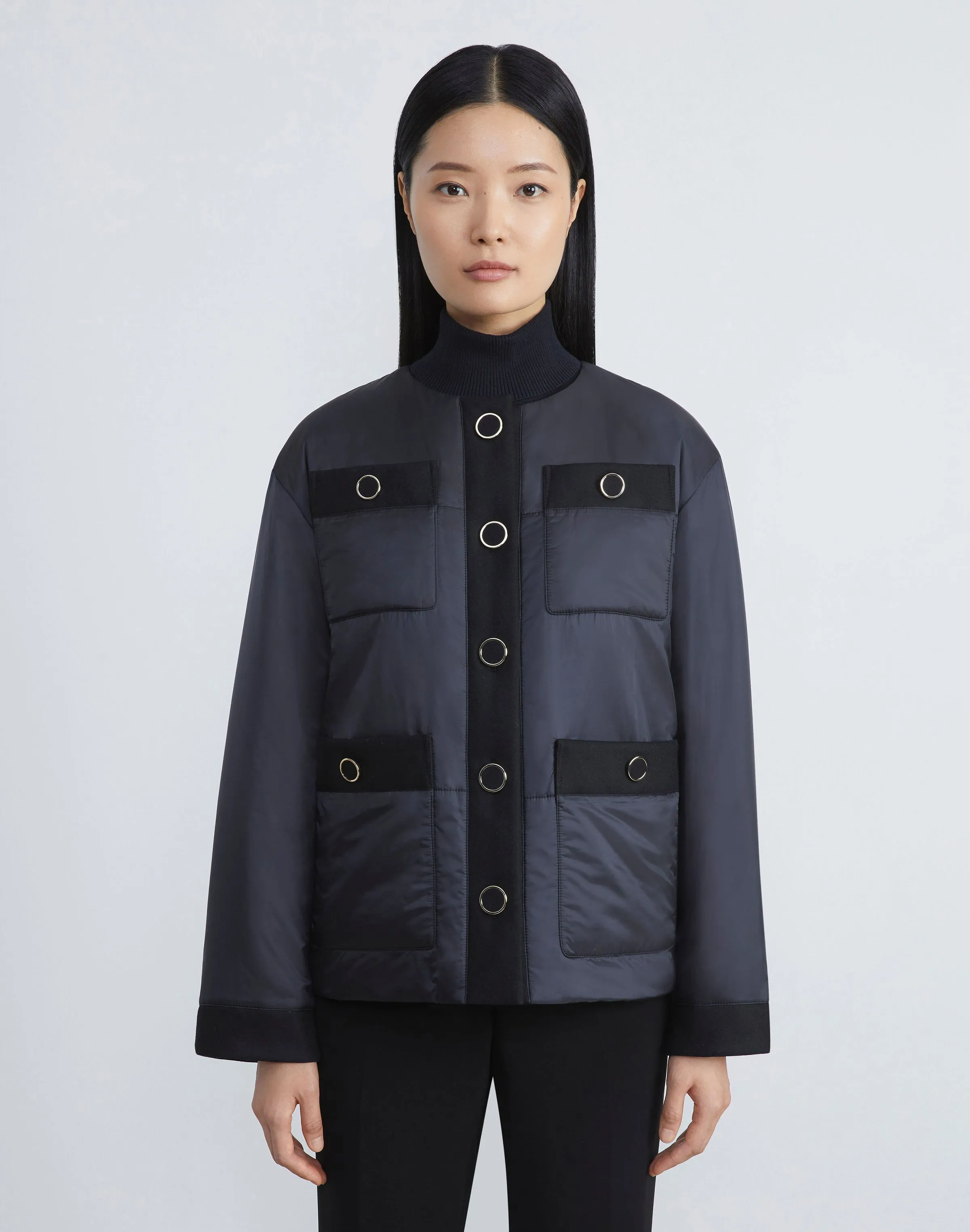 Regenerated Poly Tech Quilted Jacket