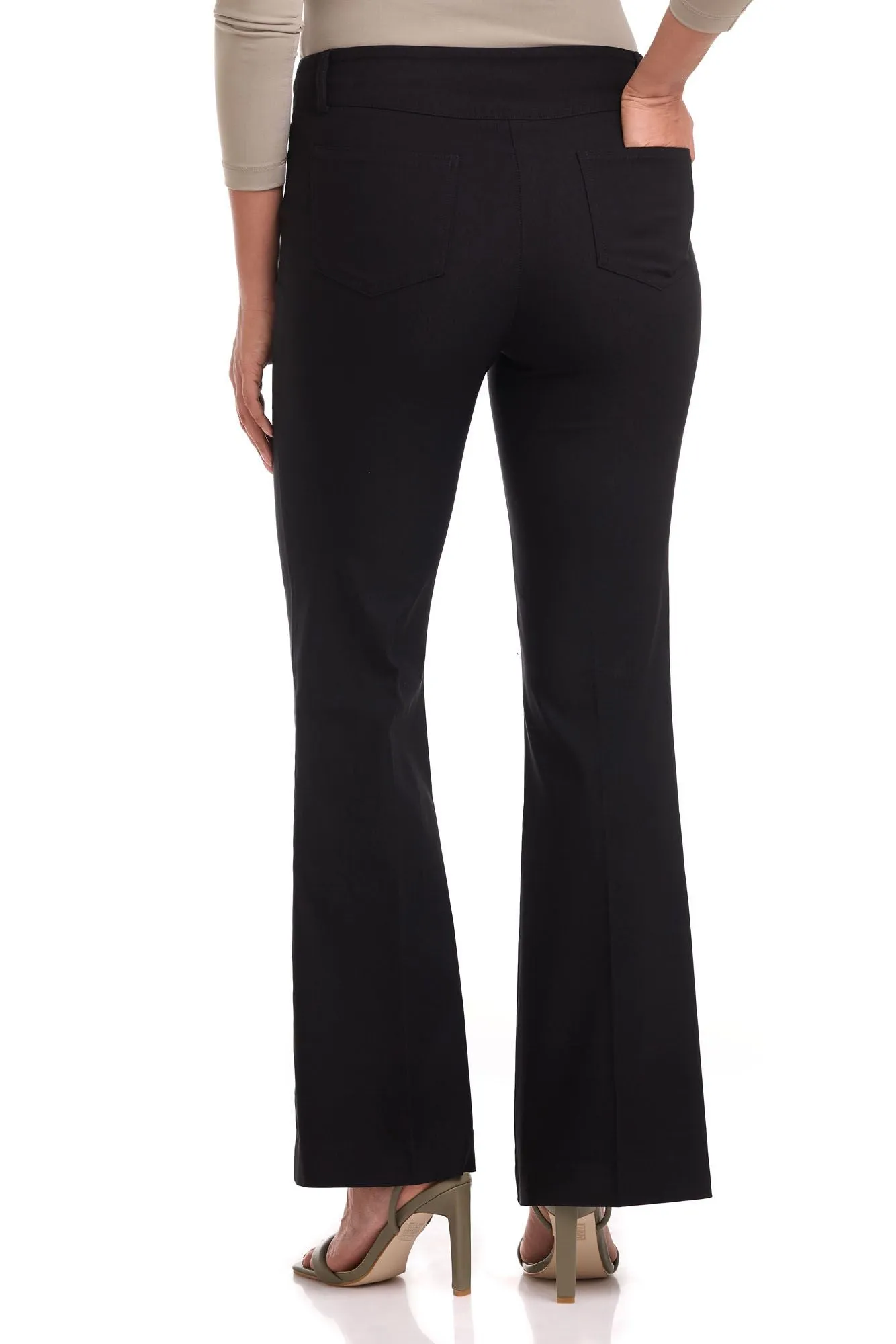 Rekucci EcoCosy Comfort Pull-On Flared Leg Pant