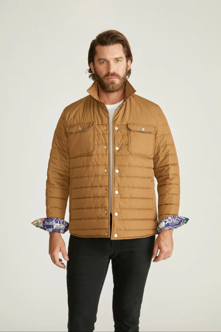 Robert Graham Men's Quilted Shirt Jacket