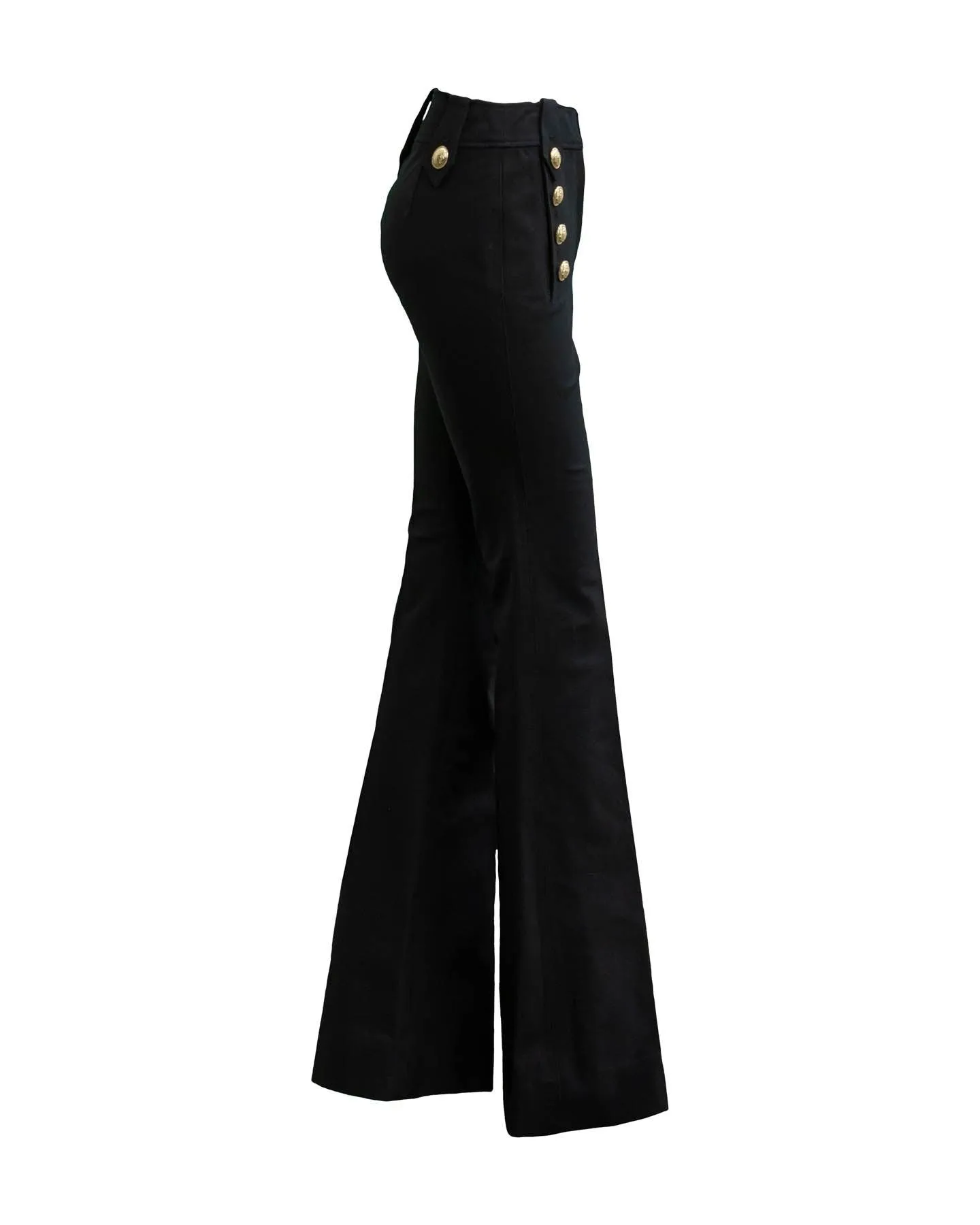 Robertson Flare Sailor Pants Black