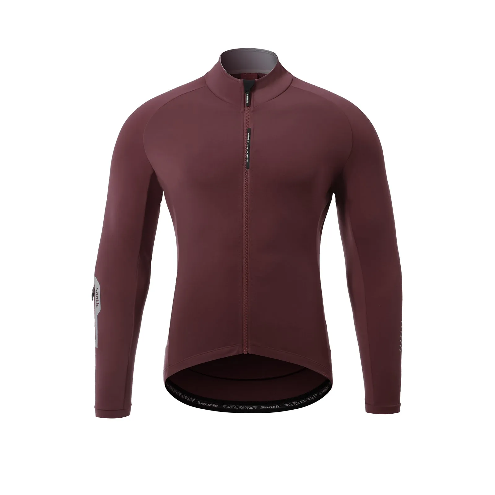 Santic Jiabaily Ⅱ Red Men Cycling Jersey Long Sleeve