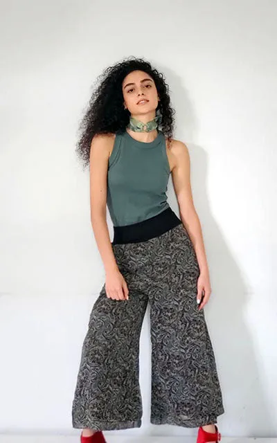 Southwest Gaucho Pants - Sheer Chiffons