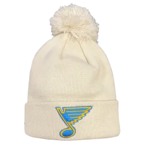 ST. LOUIS BLUES NEW ERA WINTER CLASSIC POM KNIT - WHITE