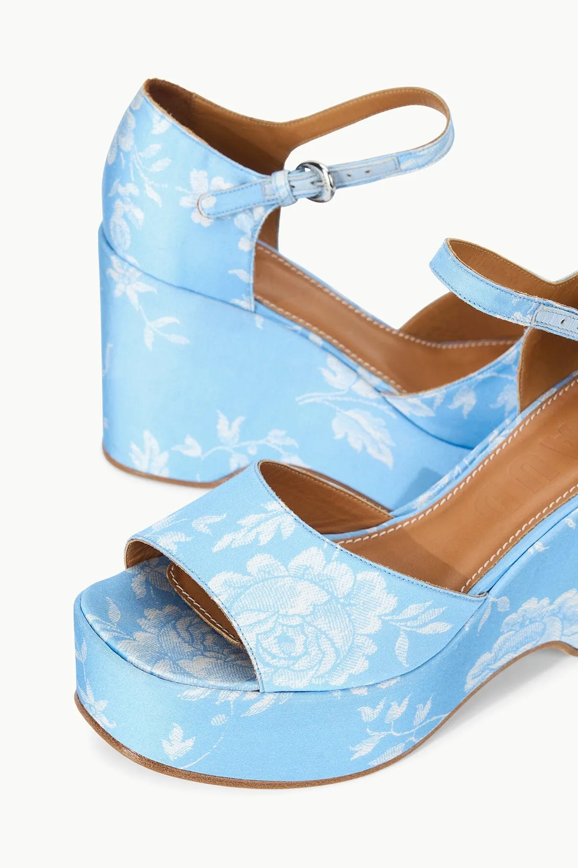 STELLA PLATFORM SANDAL | BLUE ROSE