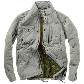 Stone Quilted Tanker Jacket by Relwen