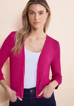 Street One Bolero Cardigan Pink or Sand 321271