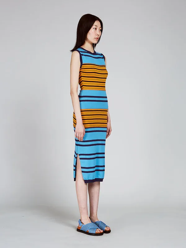 Stripe Knit Dress in Multi