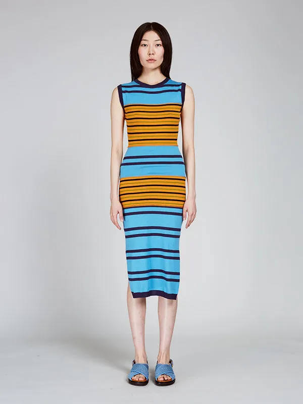 Stripe Knit Dress in Multi