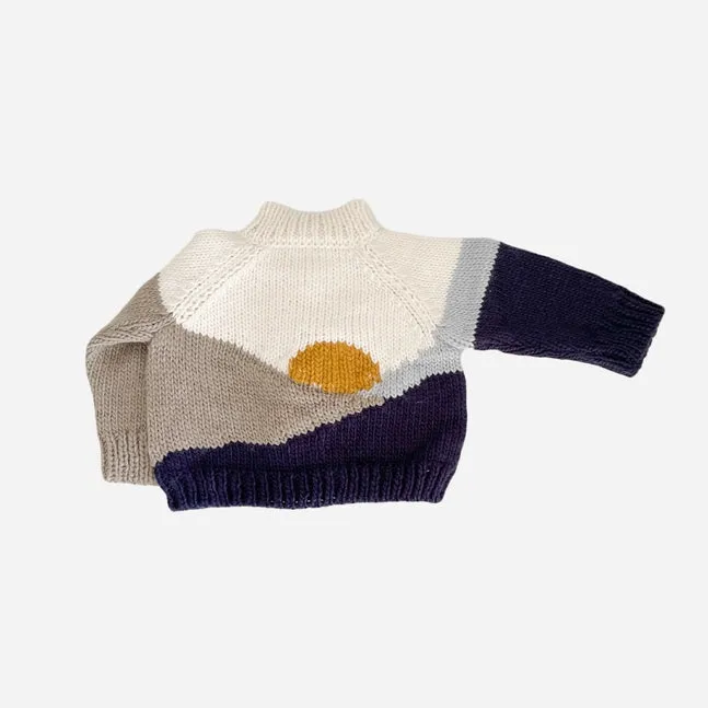 Sunset Cardigan- Navy