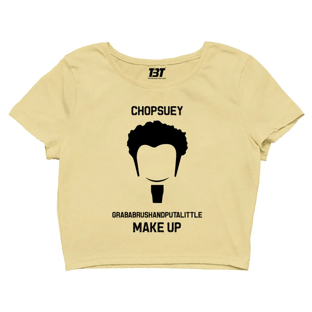 System Of A Down Crop Top - Chopsuey