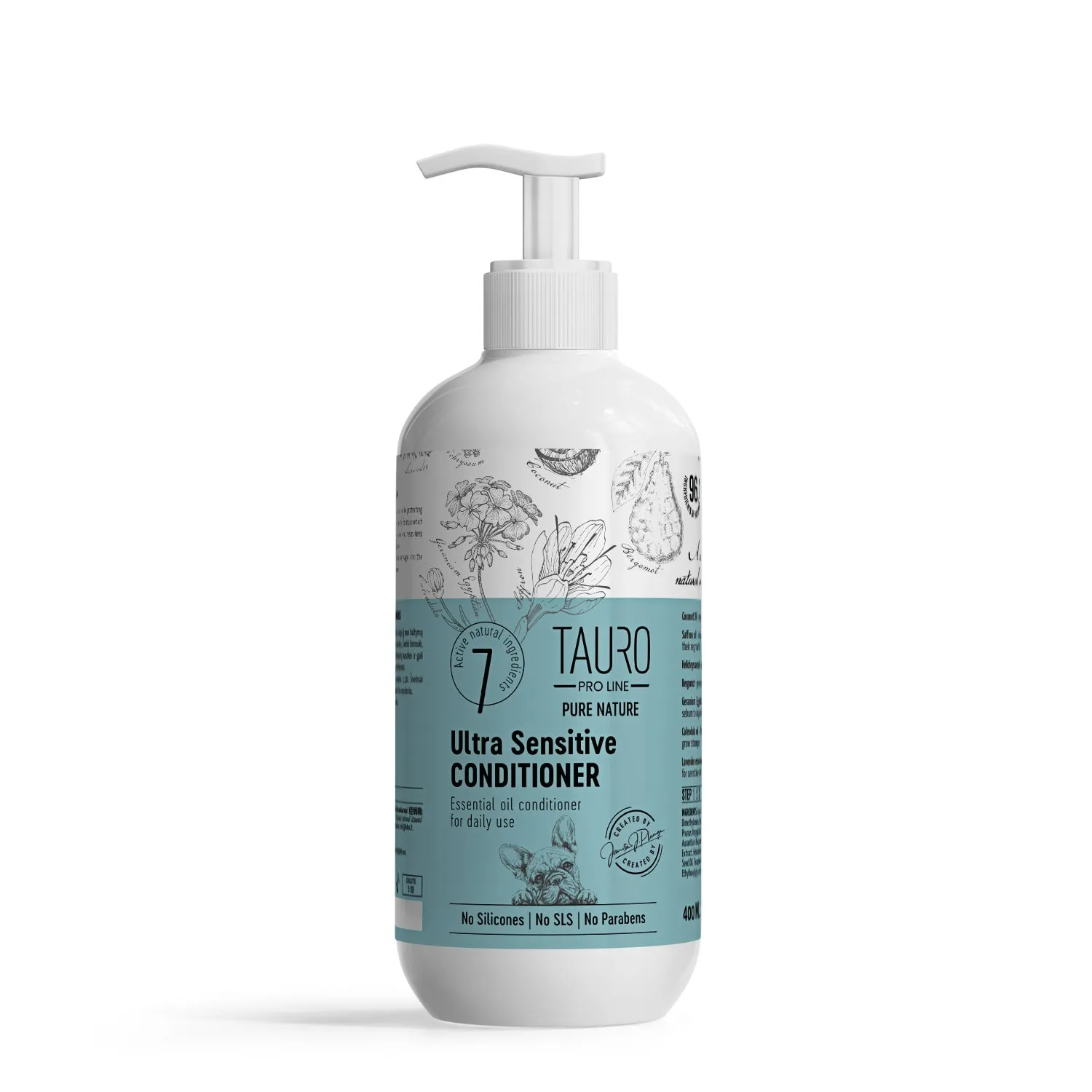 Tauro Pro Line Pure Nature Ultra Sensitive Dog & Cat Conditioner For Sensitive Skin & Coat Daily Care With Essential Oils