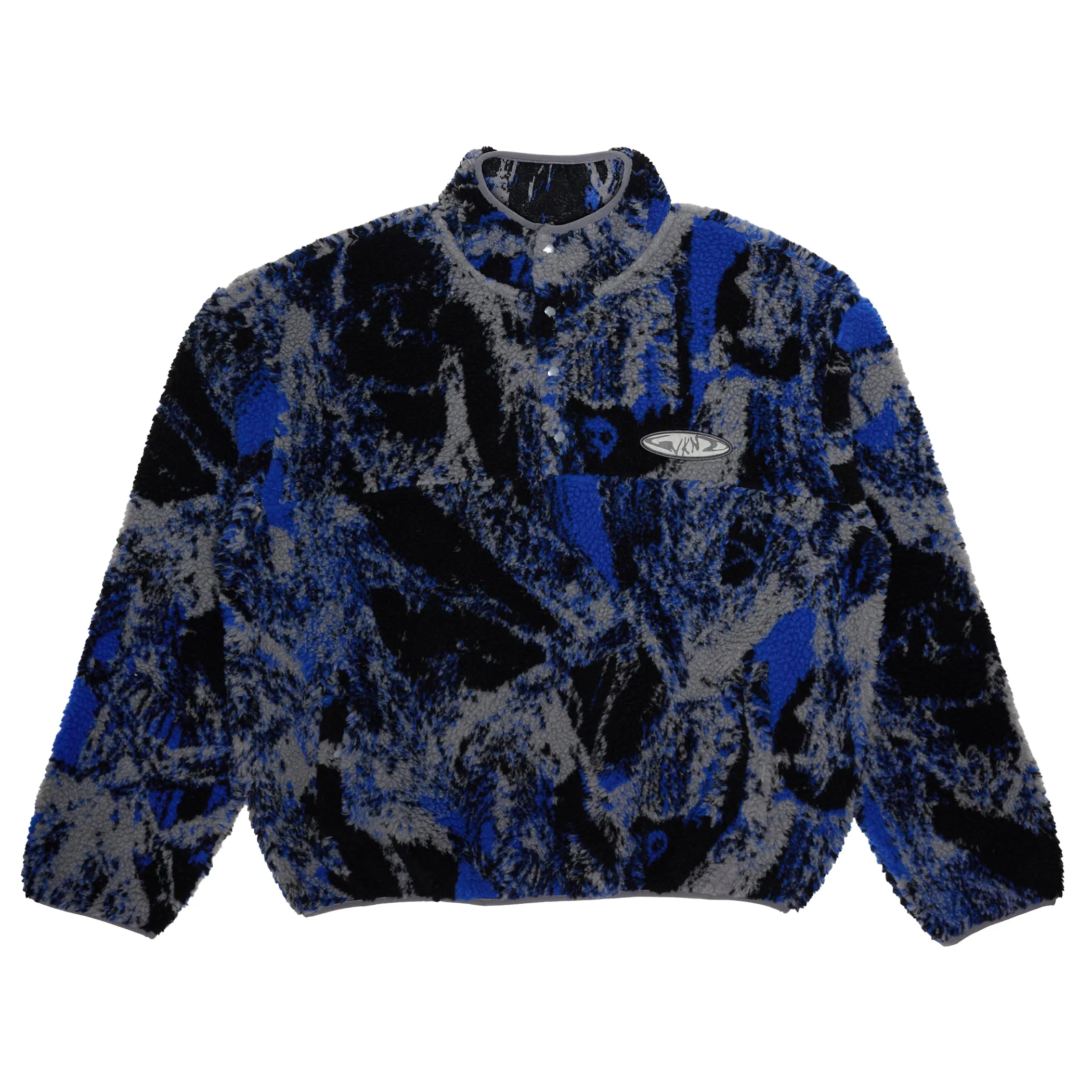 Temple Fleece Jacket - Camo Black