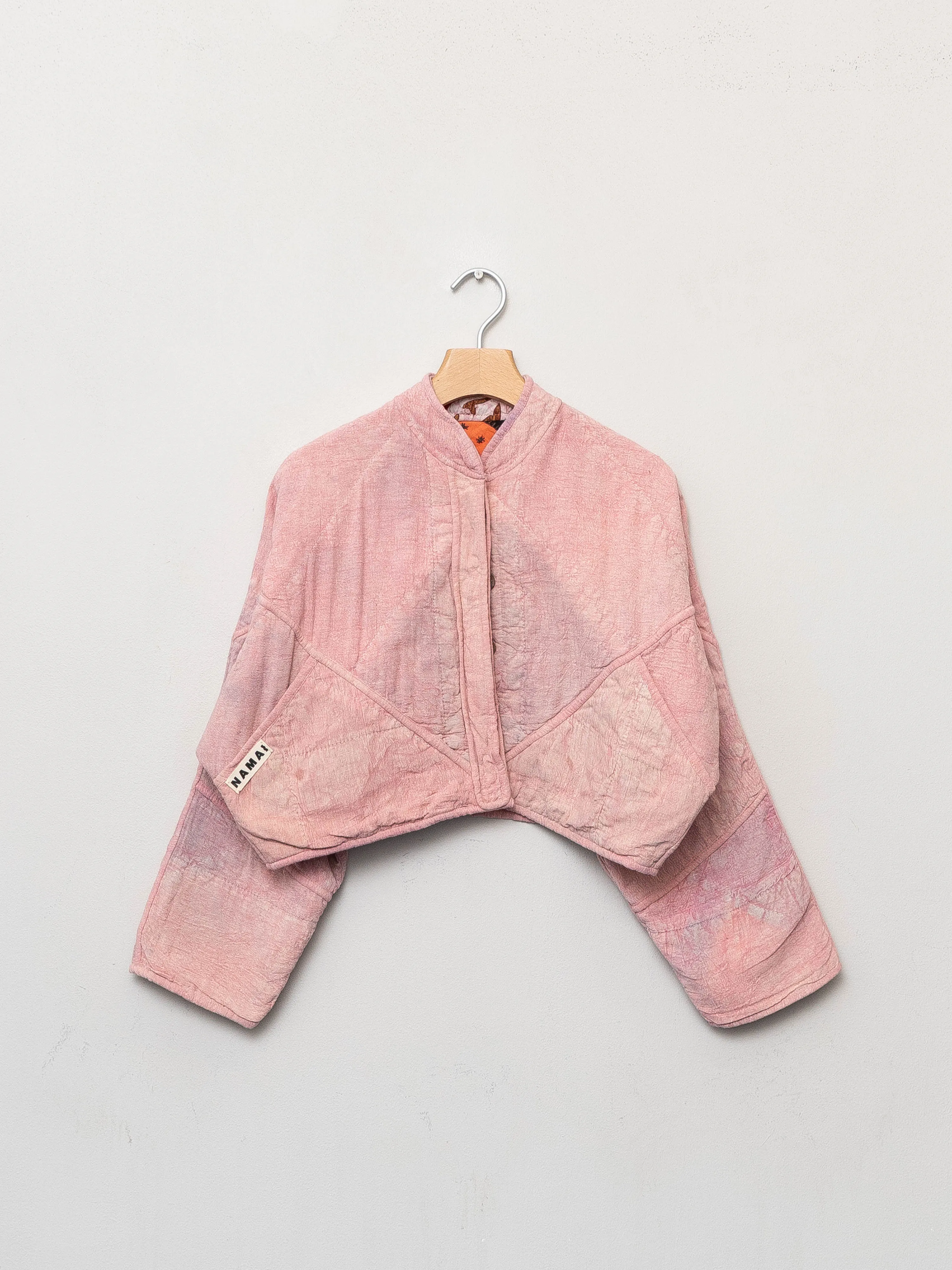 The Kaira Cropped Suzani Cut Out Kantha Jacket