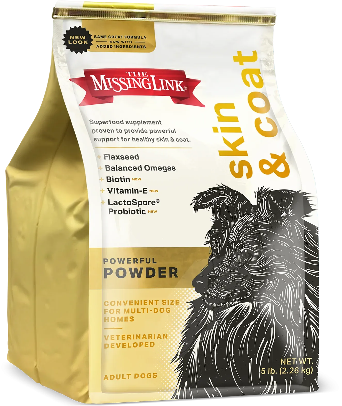 The Missing Link® Original Skin & Coat Powder Supplement for All Adult Dogs