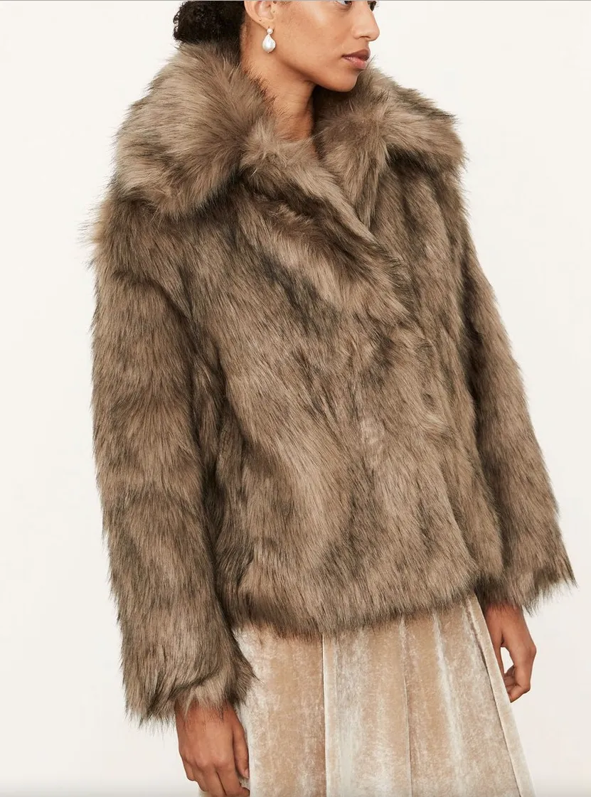 Vince Luxe Faux Fur Jacket