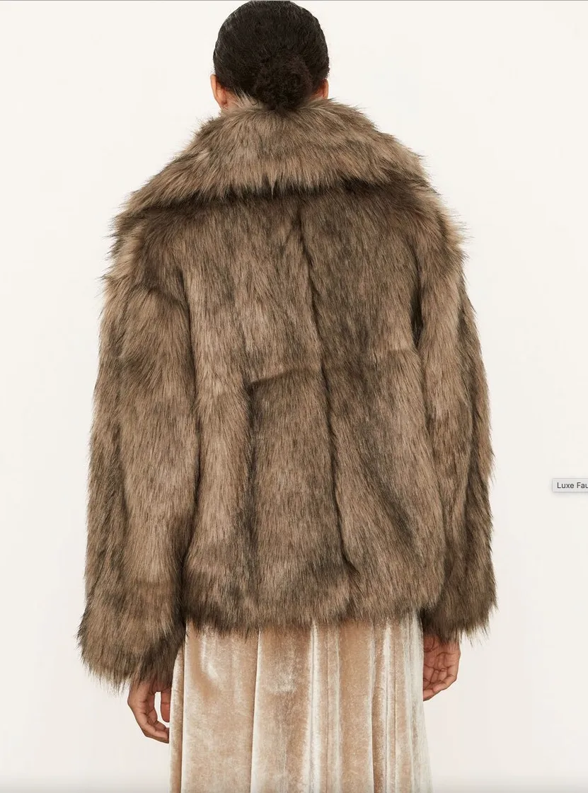 Vince Luxe Faux Fur Jacket