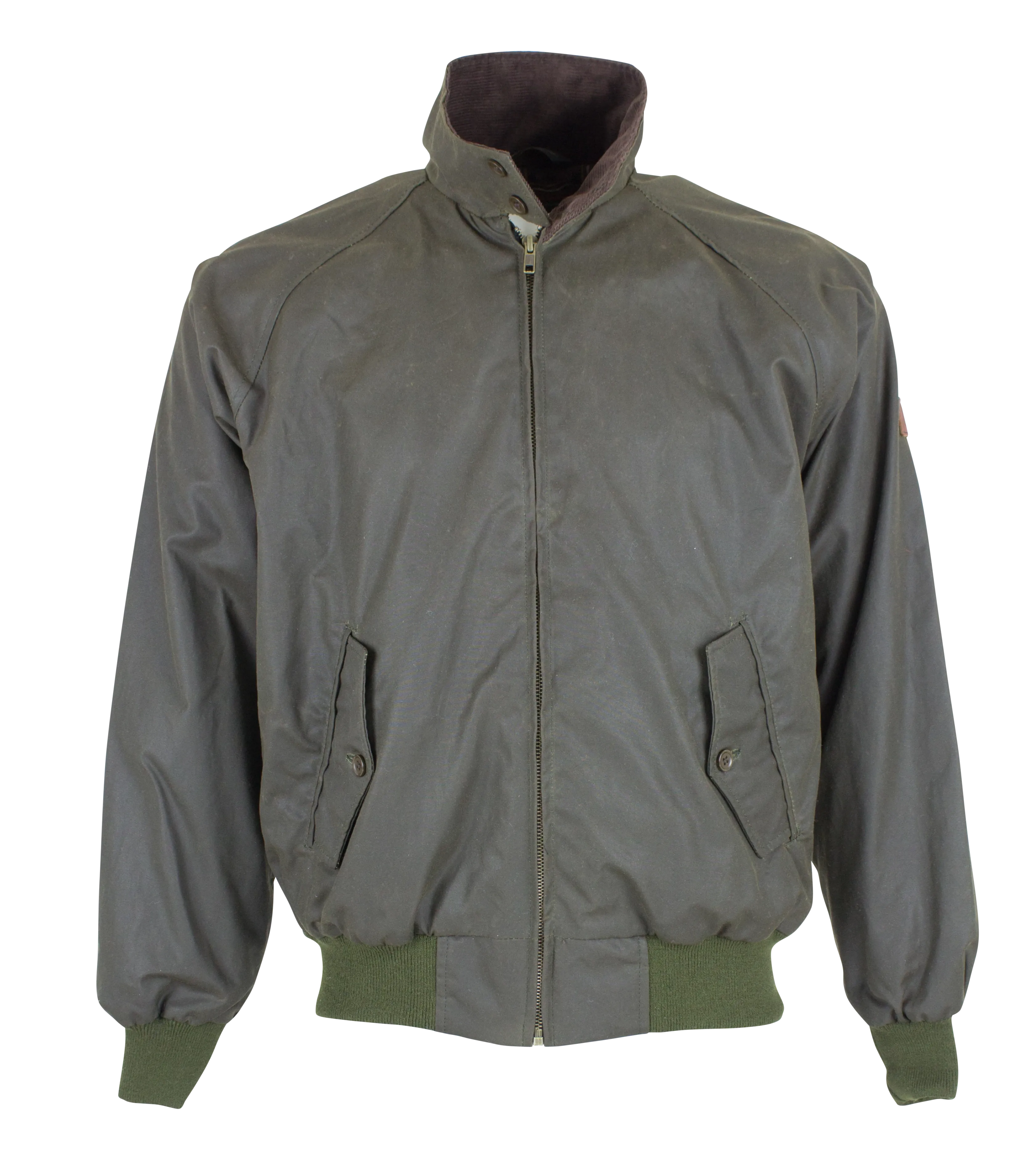 W19 - Harrington Wax Jacket - DARK OLIVE