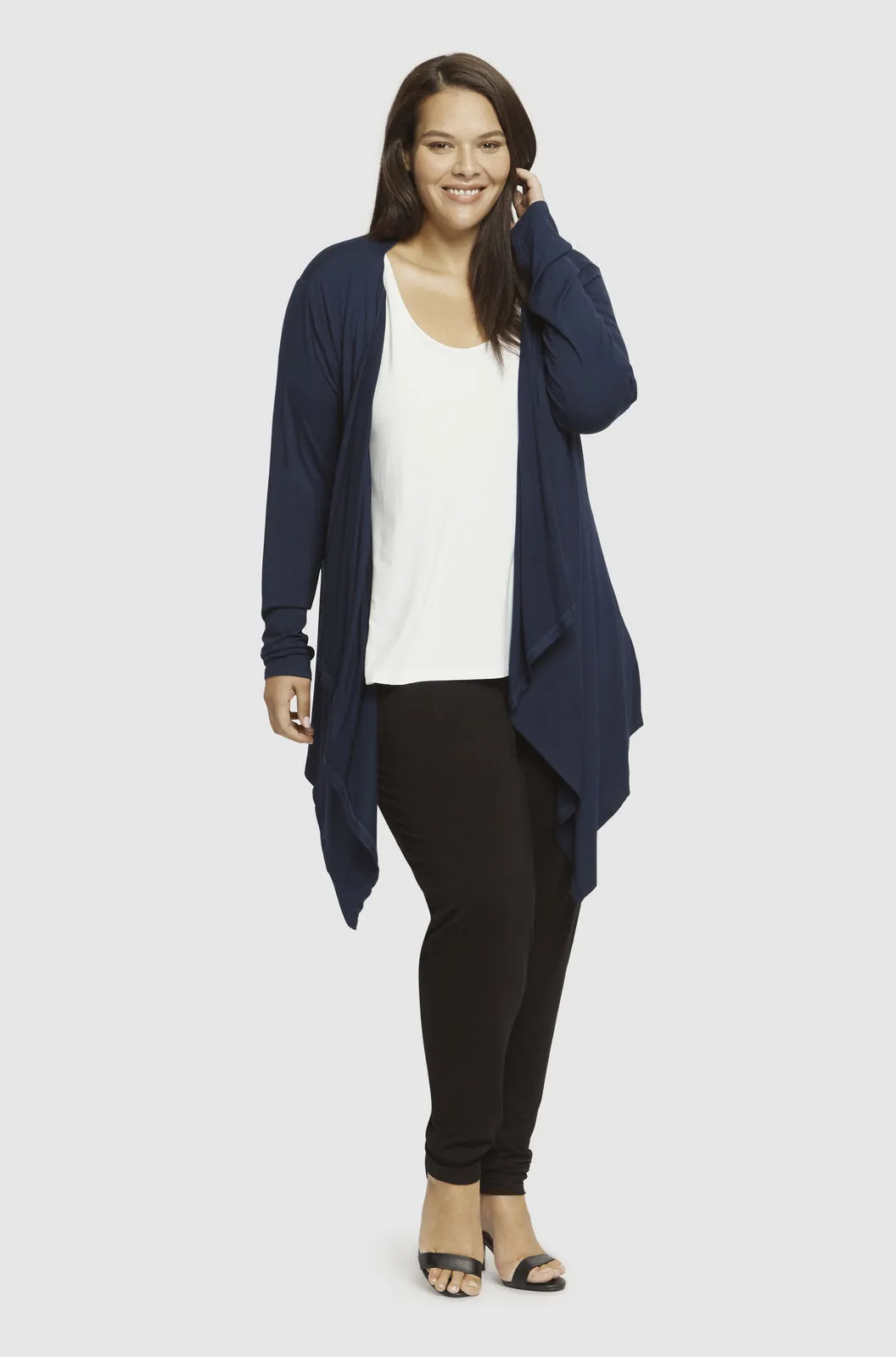 Waterfall Cardigan - Navy