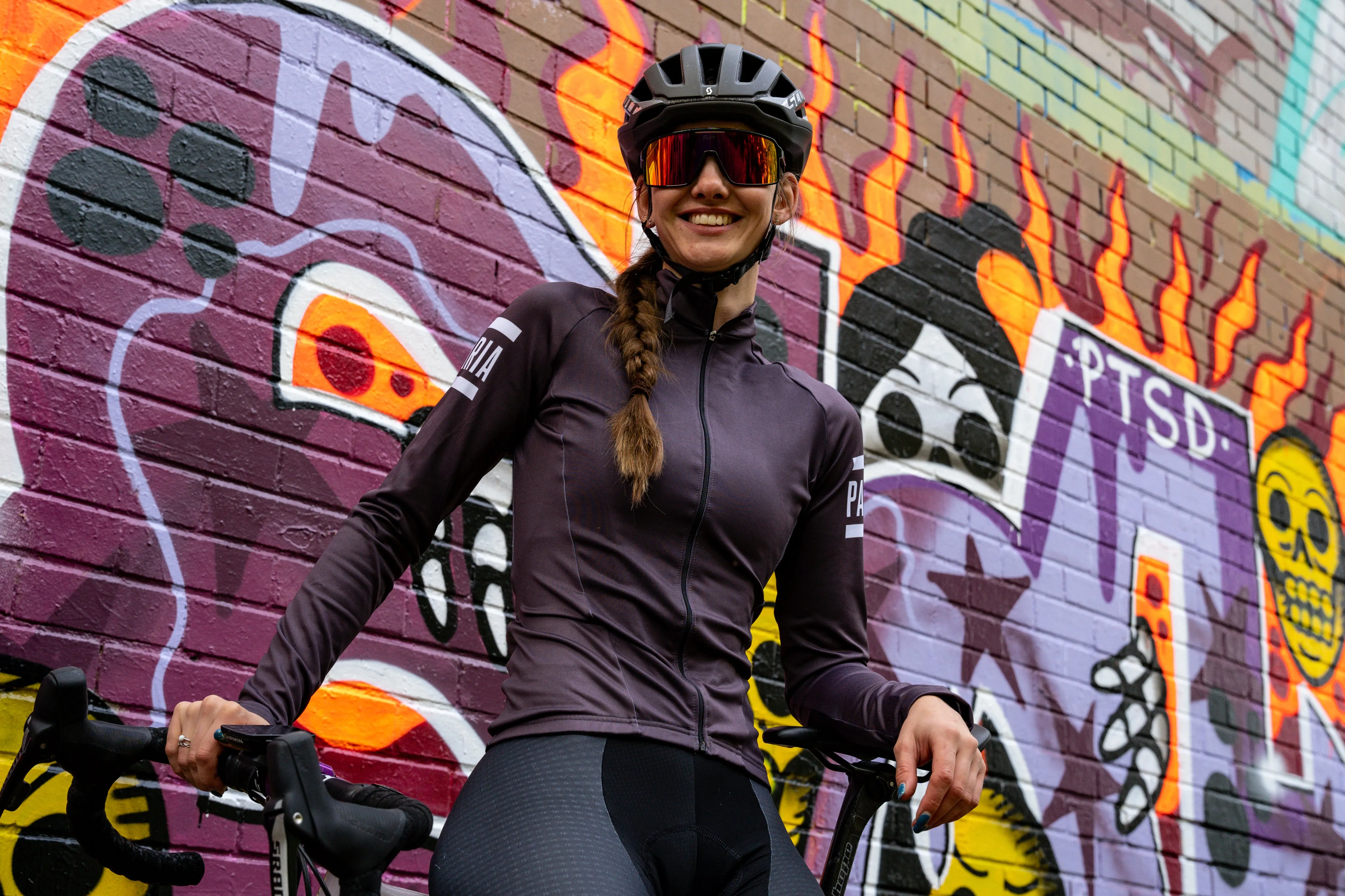 Wine Women's ls Winter Jersey | hoban