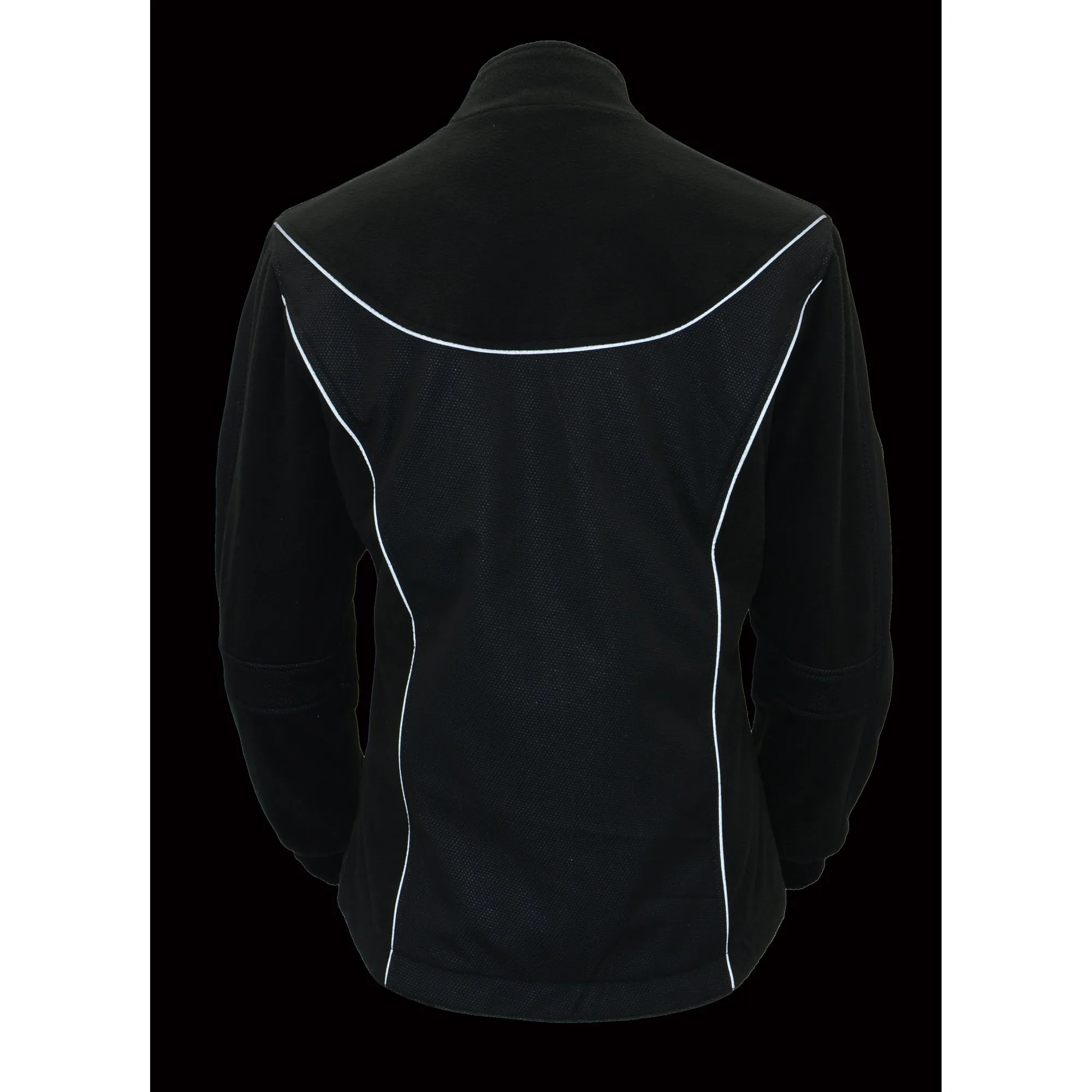 Women Textile & Fleece Combo jacket w/ Reflective Detailing