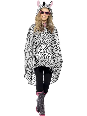 Zebra Party Poncho