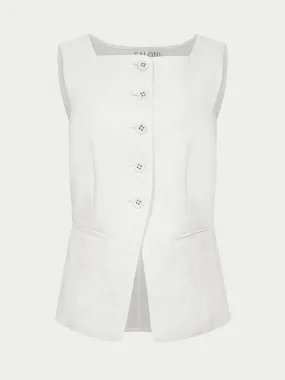 Zuzu Waistcoat in Ivory